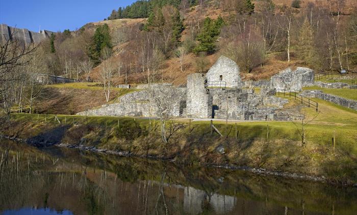 Bryntail Lead Mine Buildings